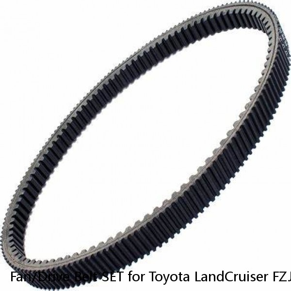 Fan/Drive Belt SET for Toyota LandCruiser FZJ80 FZJ105 4.5 1FZ-FE (92-02)
