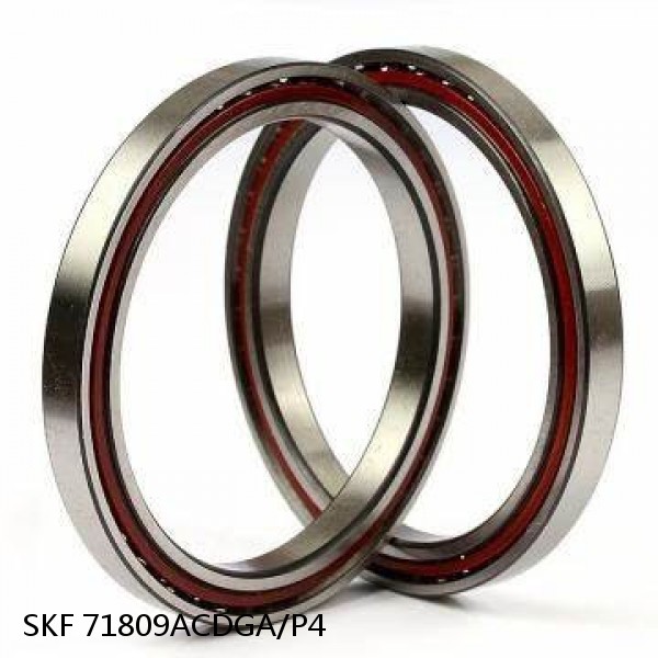 71809ACDGA/P4 SKF Super Precision,Super Precision Bearings,Super Precision Angular Contact,71800 Series,25 Degree Contact Angle